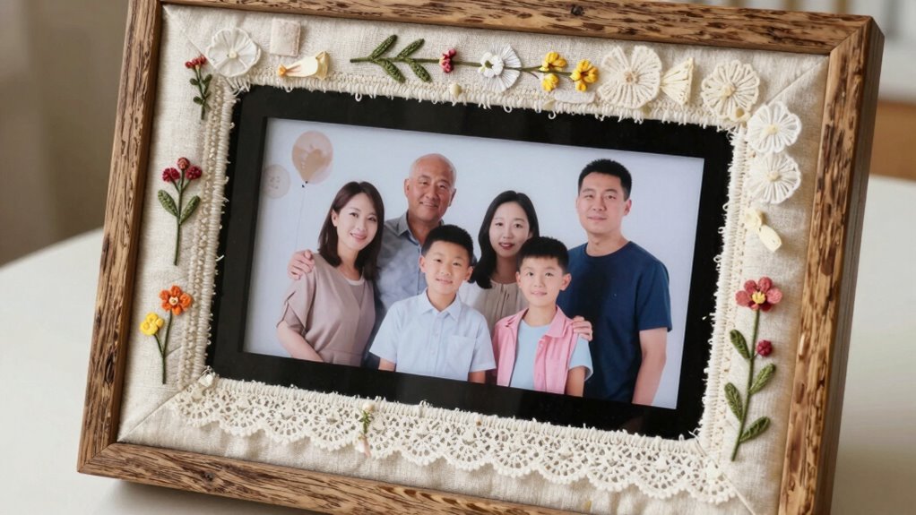 handmade touches enhance digital displays