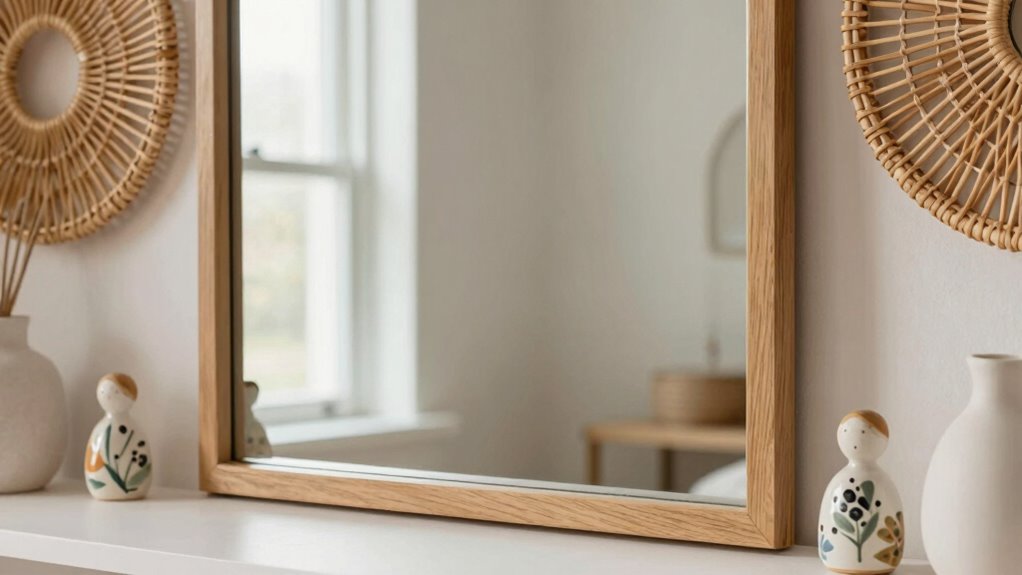 handmade vintage mirror accents