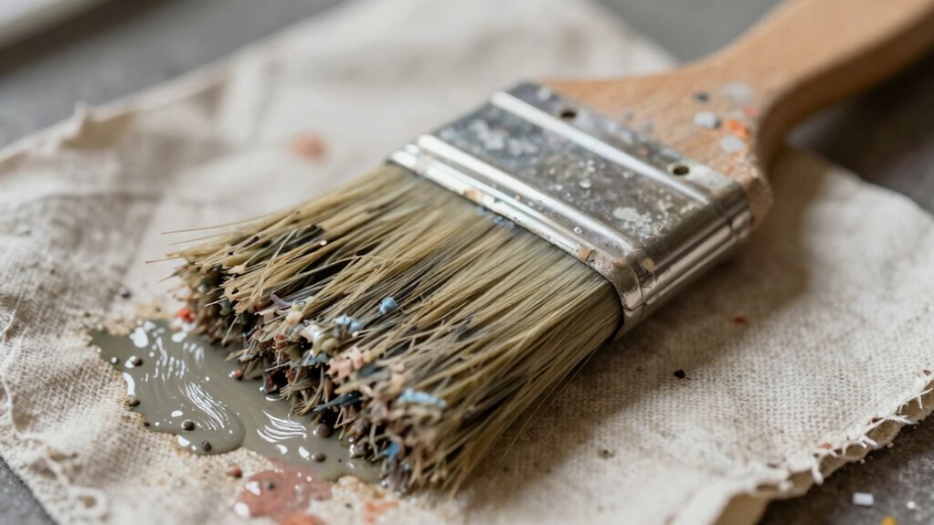 improper cleaning damages brushes