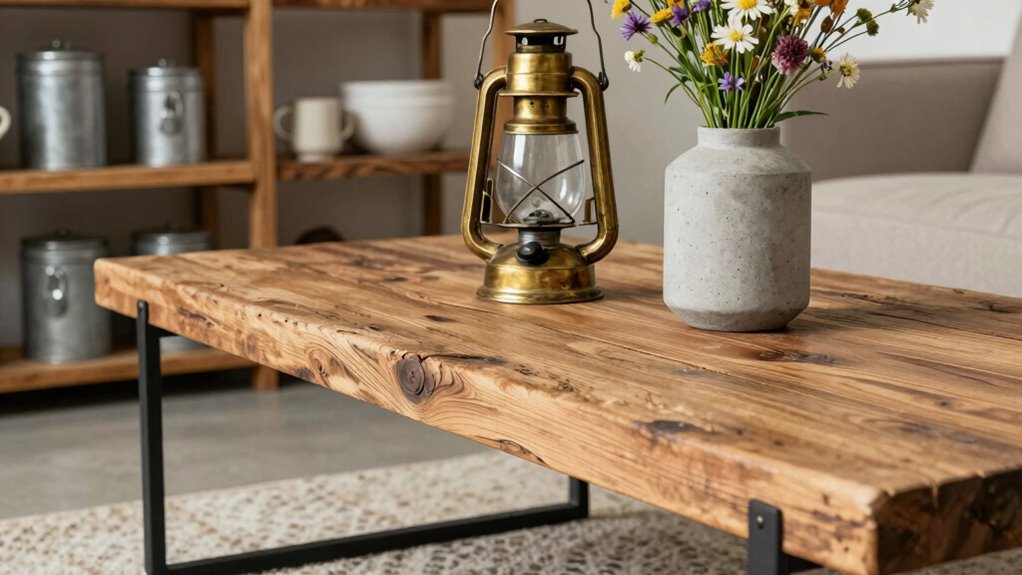 industrial rustic decor fusion