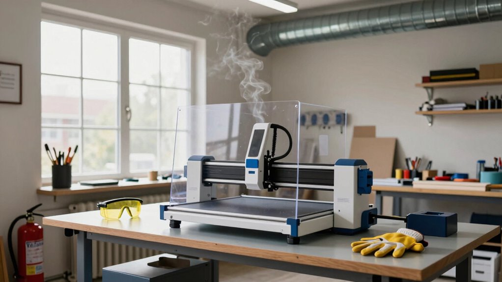 laser safety and proper setup