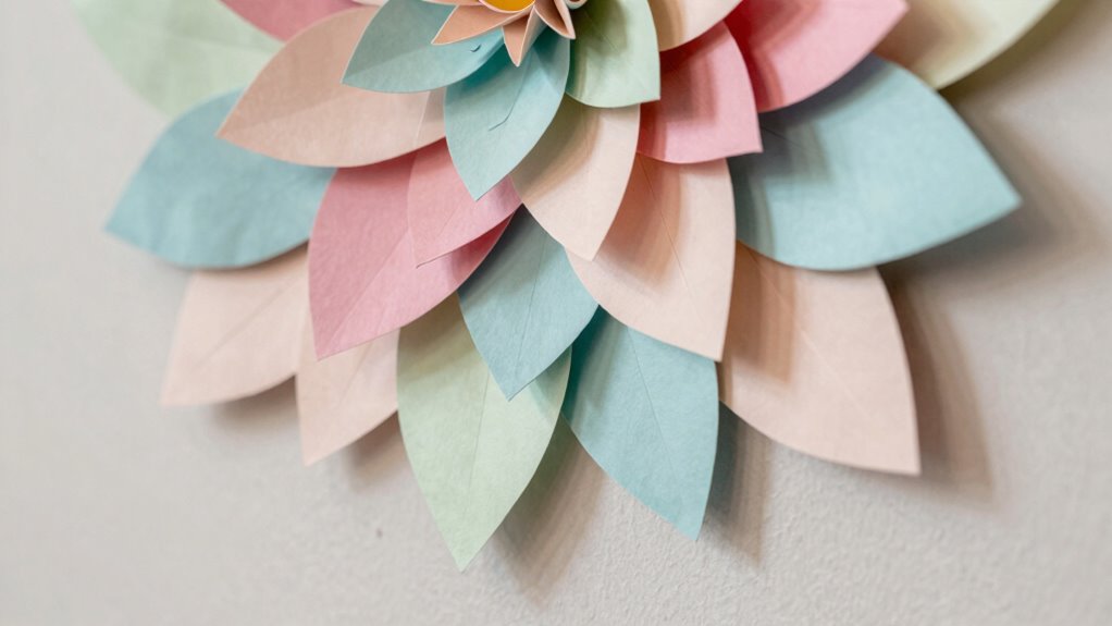 layered 3d paper art