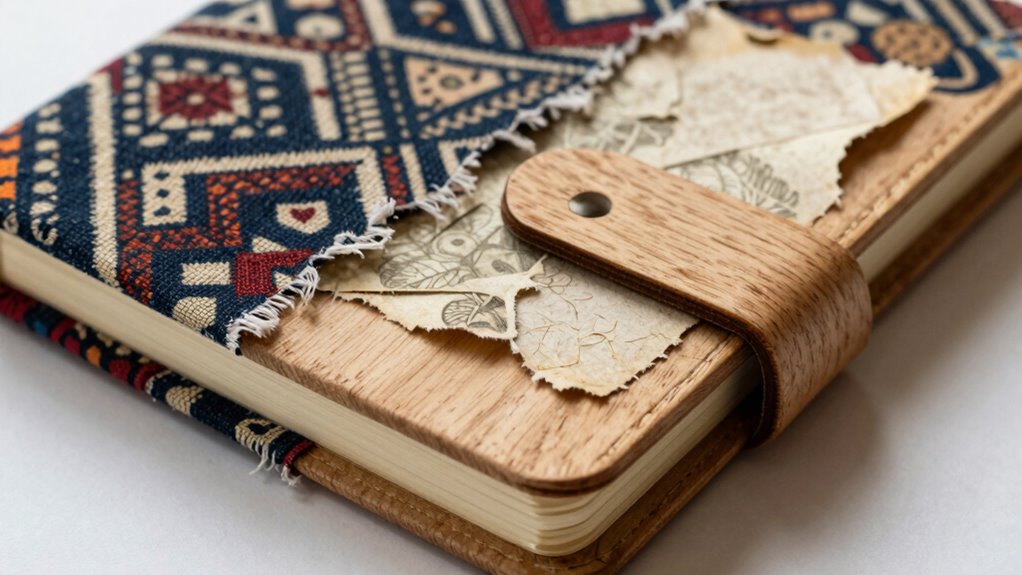 layered textured craft decoration