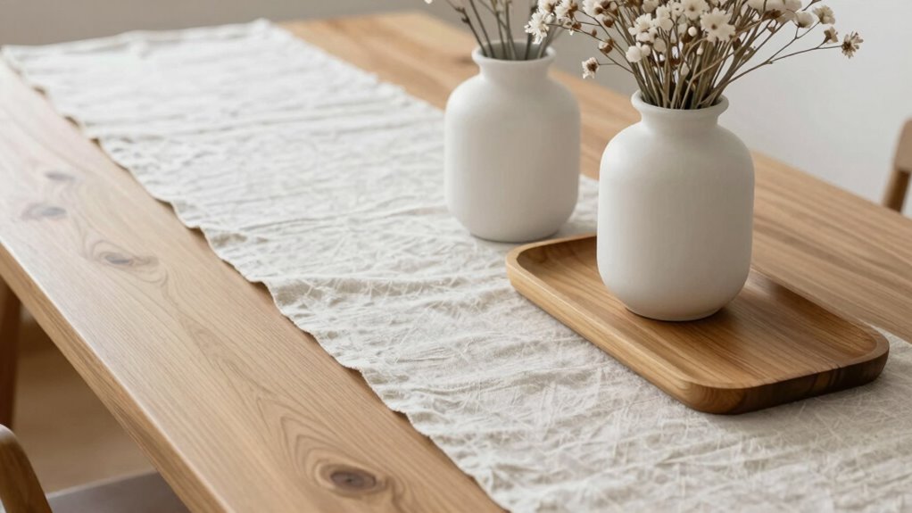 linen adds textured elegance