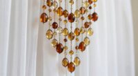 make beaded curtain tieback