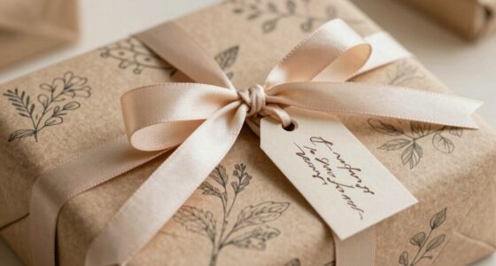 matching handmade wrapping details