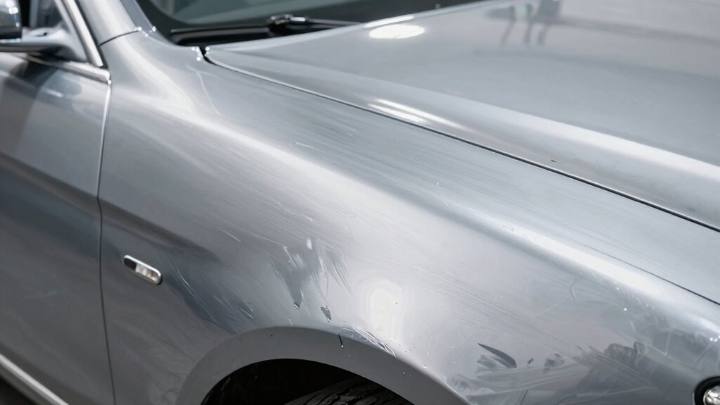 metallic paint streaks fix