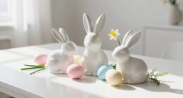 modern easter table decor