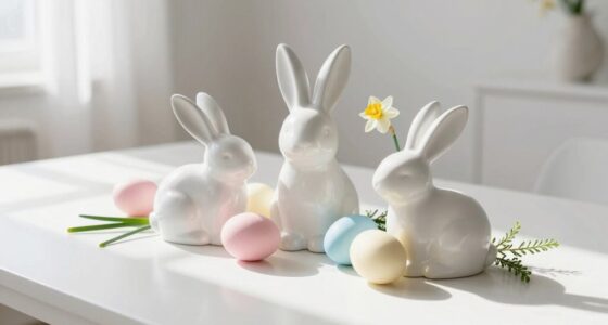 modern easter table decor