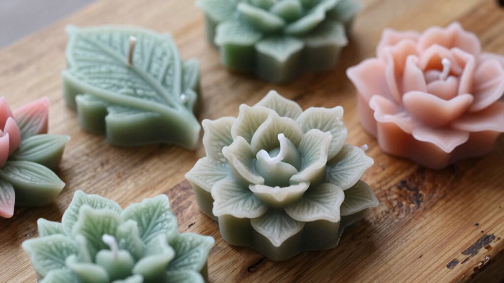 nature inspired botanical candles