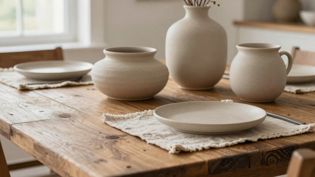 neutral colors for rustic decor