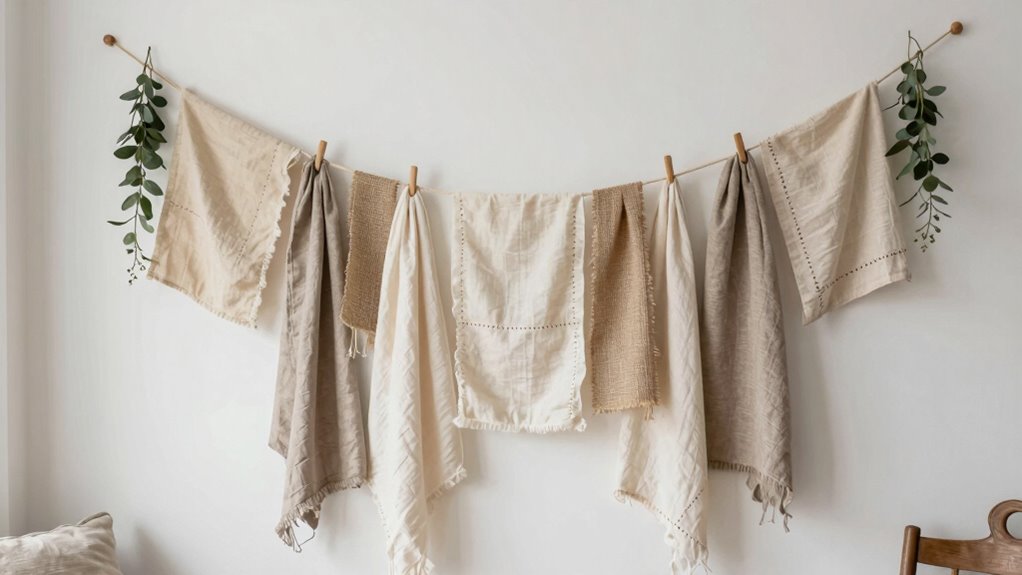 neutral fabric banners for occasions
