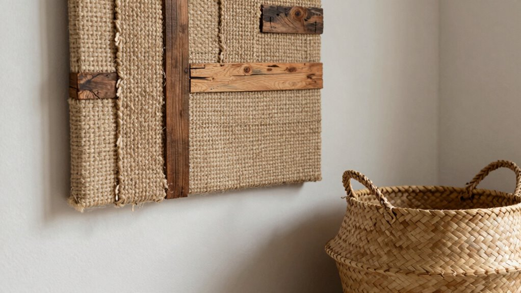 neutral textured room accents