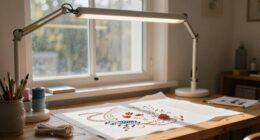 optimal lighting for crafts