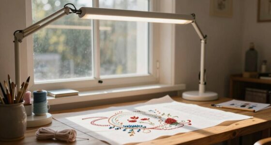 optimal lighting for crafts