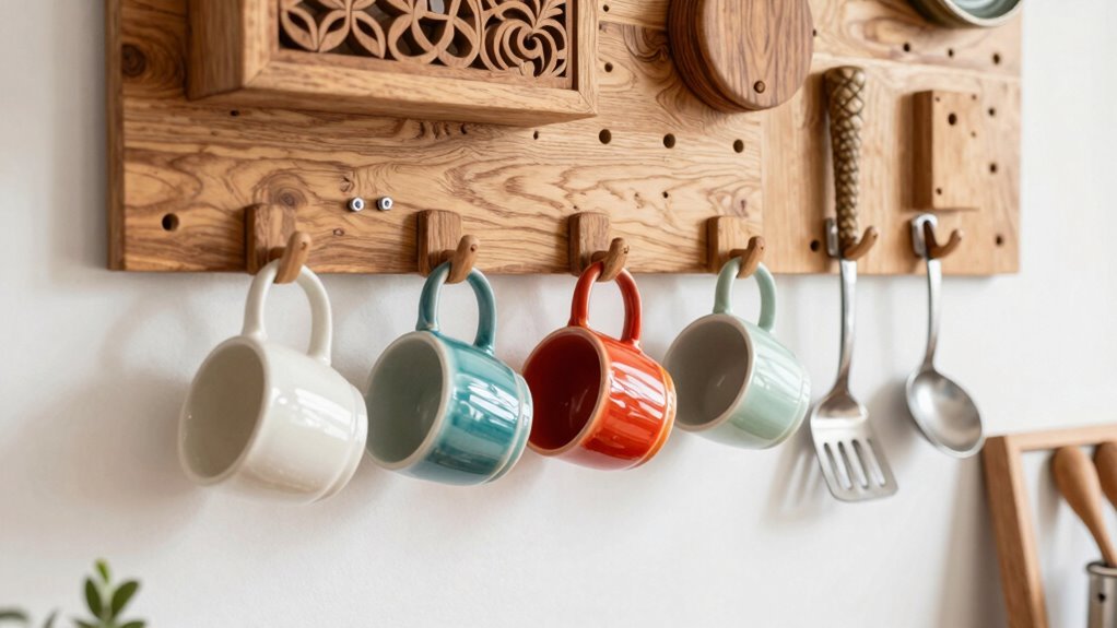 organize with handmade decor