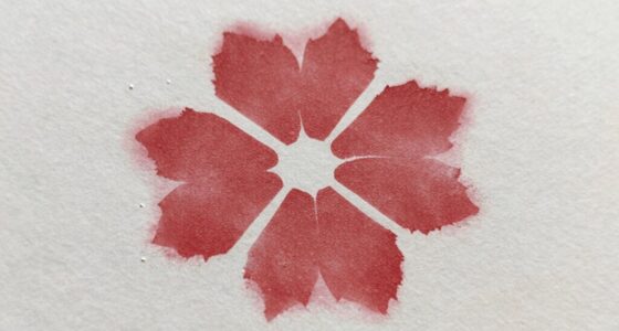 paint bleeding through stencil