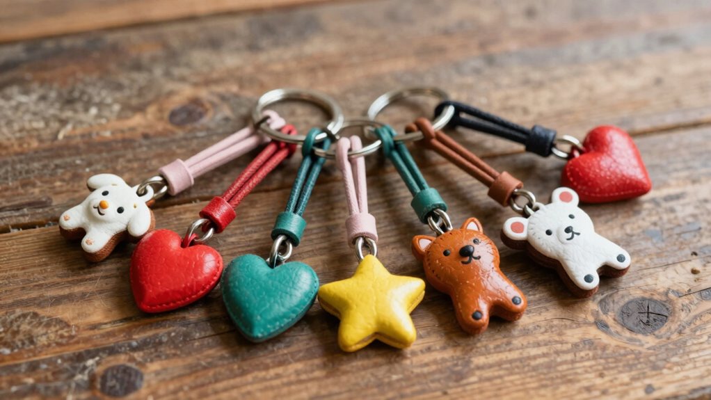 personalized charm keychain creations