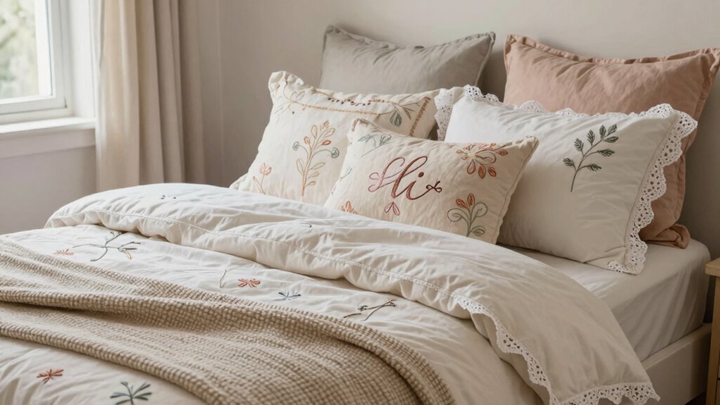 personalized cozy bedding decor