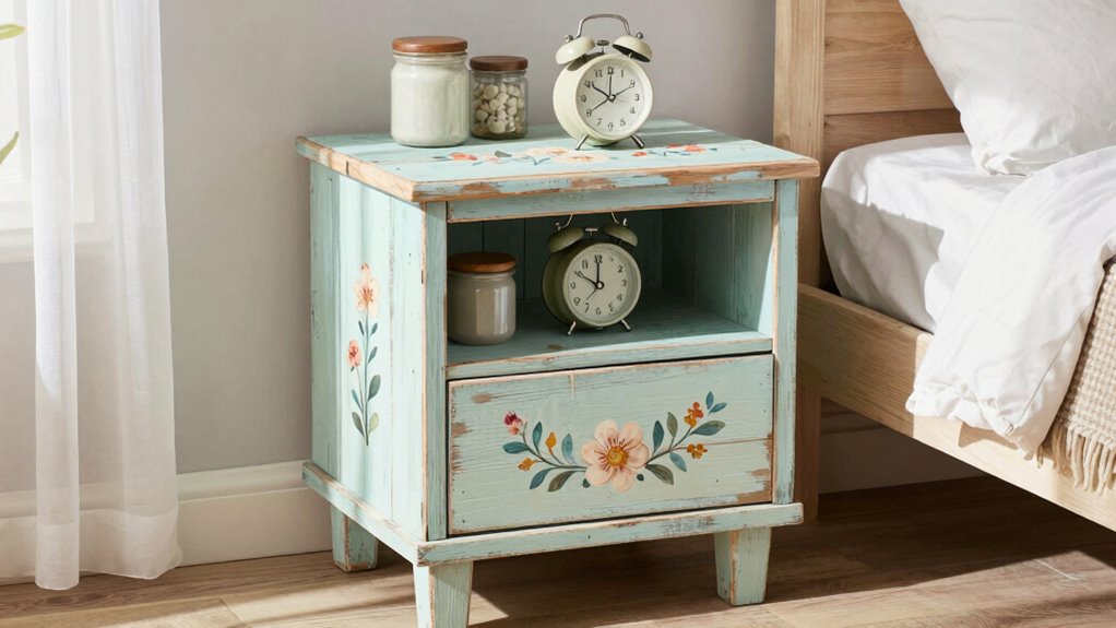 personalized diy bedside storage