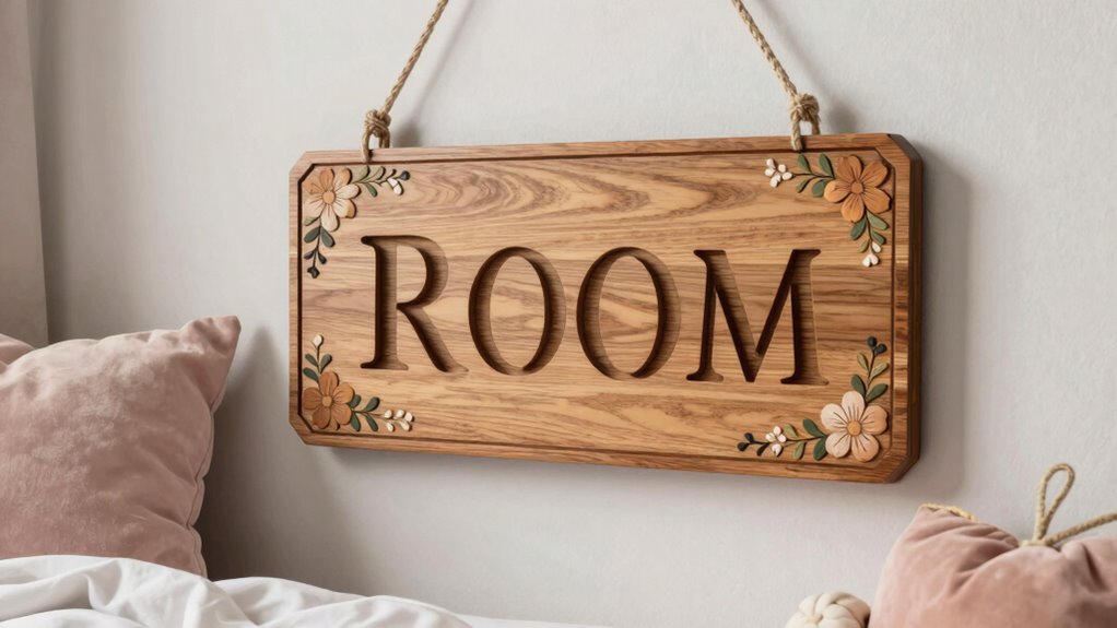 personalized monogram bedroom decor
