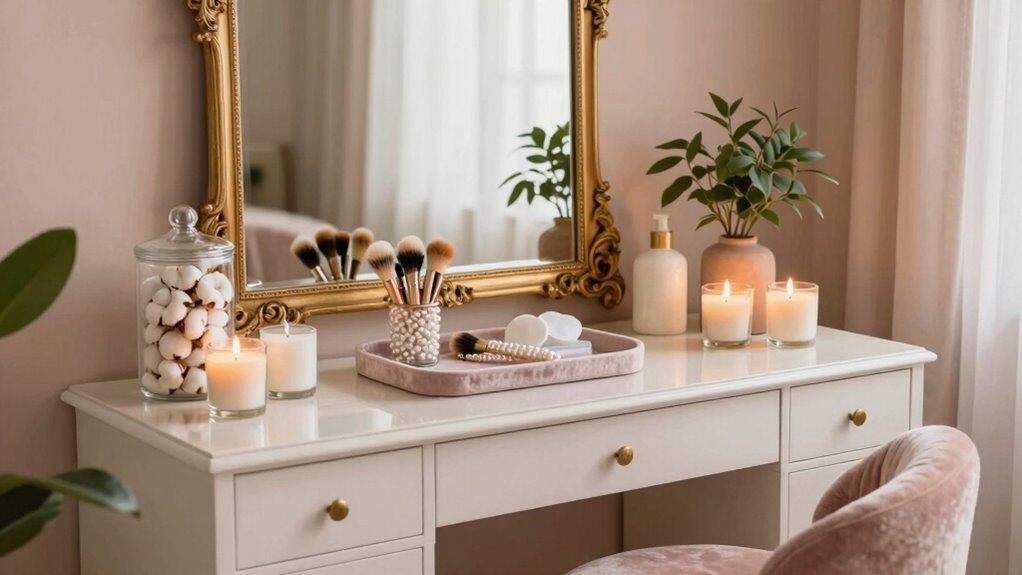 personalized organized vanity sanctuary