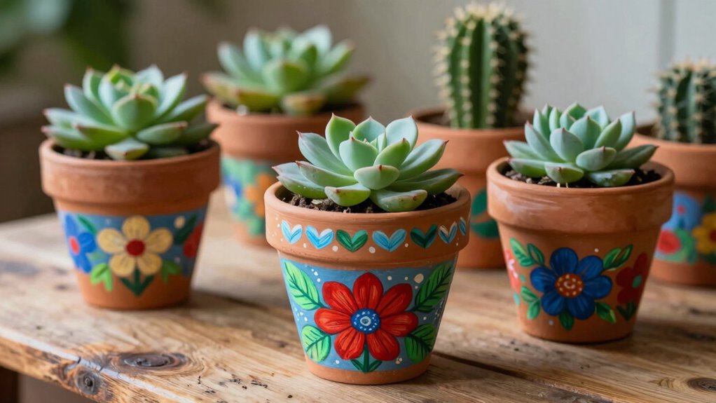 personalized painted pot techniques