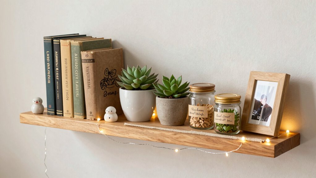 personalized shelf decor tips