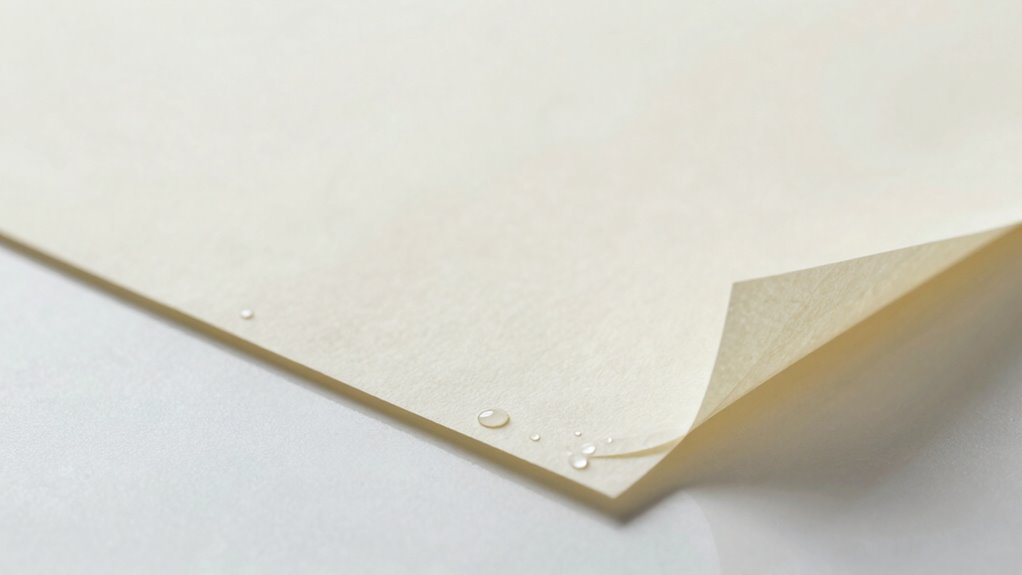 proper paper and adhesive handling
