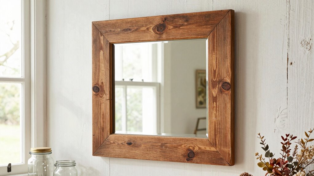 reclaimed wood frame craftsmanship