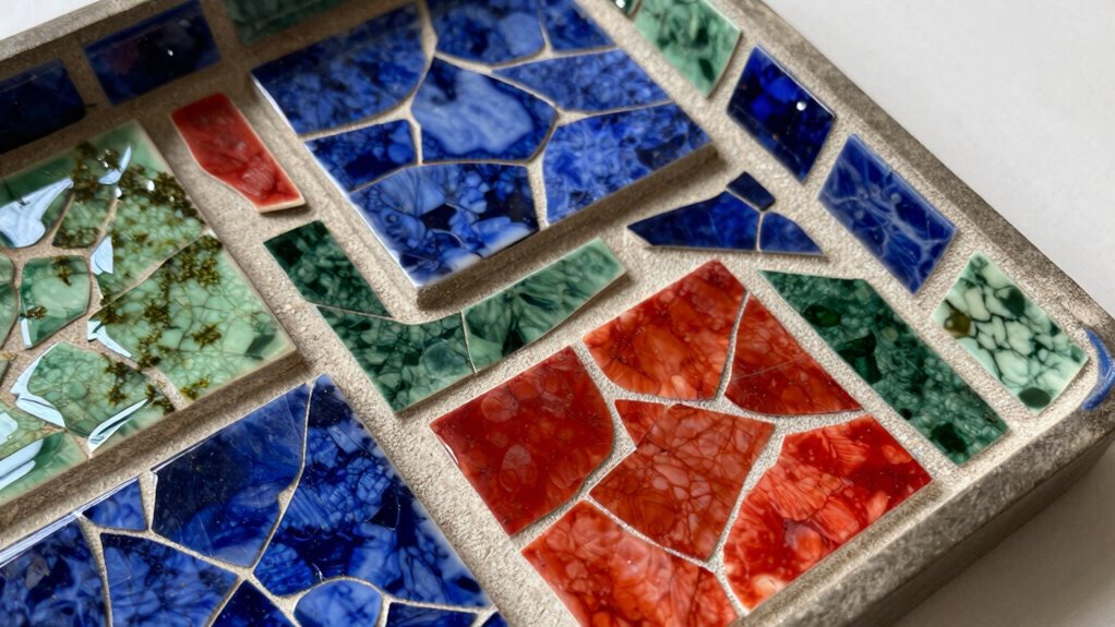 recycled tile art creations