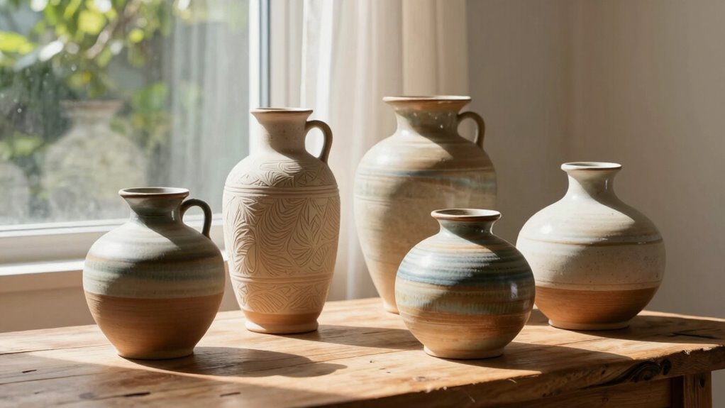 reflective glazed ceramic surfaces