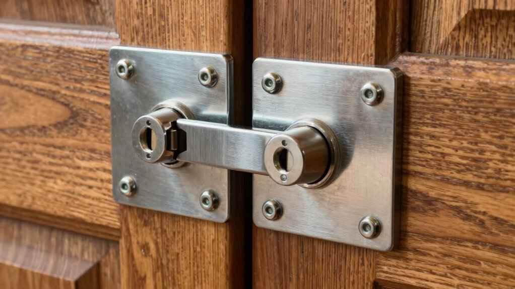 reinforced locks enhance security