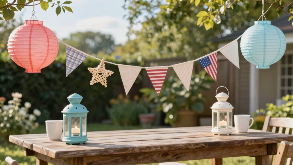 relaxed patriotic decor ideas