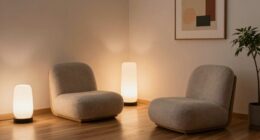 relaxing home meditation space