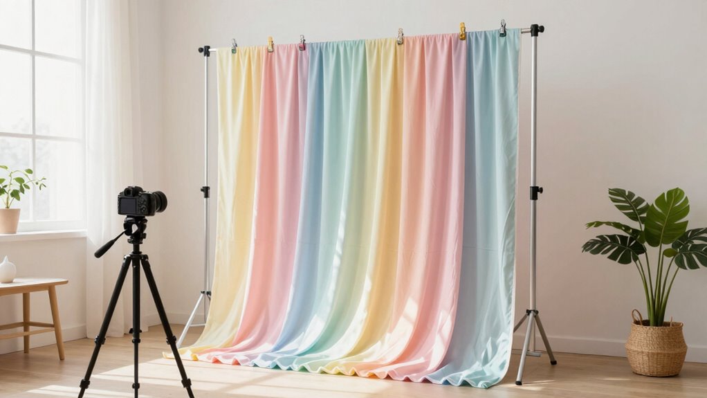 removable lightweight backdrop options