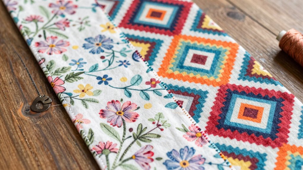 reversible fabric table runner
