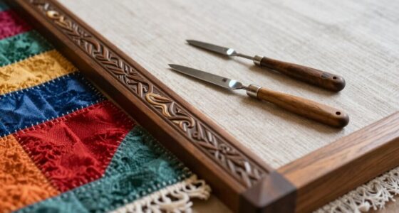 rug making framing and trimming