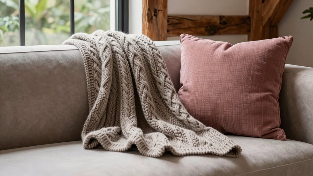 rustic chic textured textiles