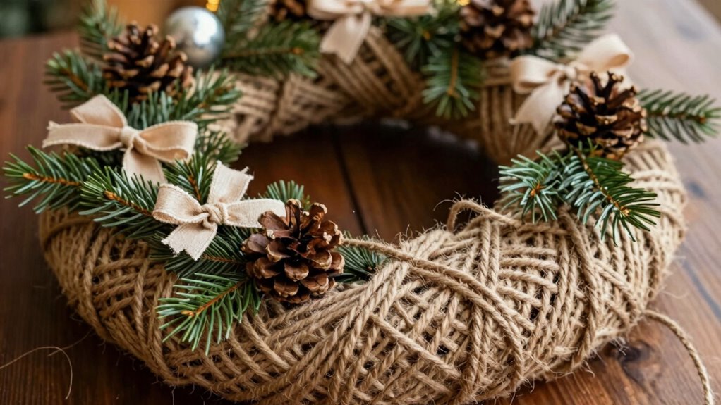 rustic holiday decor accents