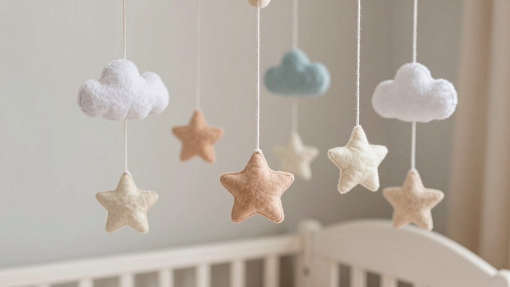 safe soft baby friendly mobiles