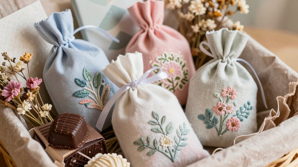 scented sachets enhance elegance