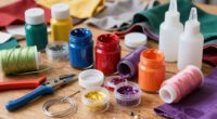 separate craft supply categories