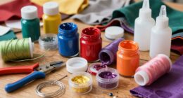 separate craft supply categories