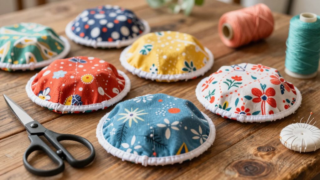 sewable stretchy fabric bowl covers