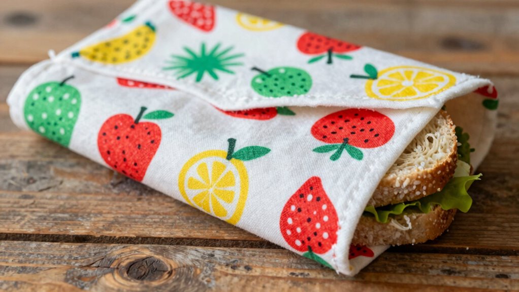 sewing reusable sandwich wrap
