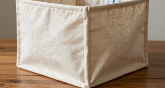 sewing sturdy cotton bin