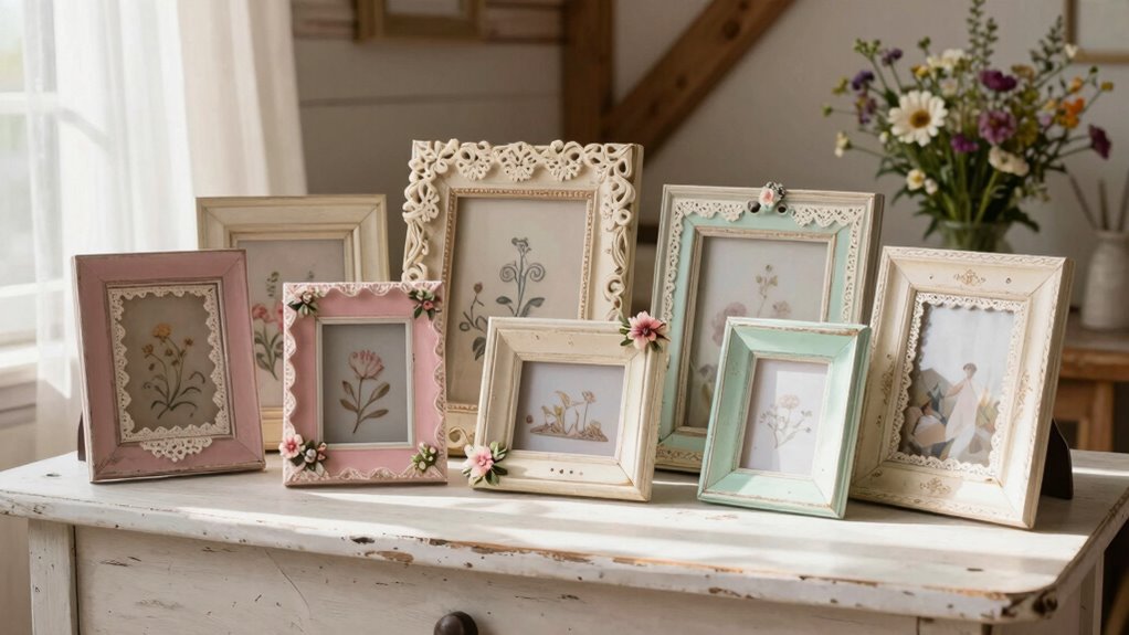 shabby chic frame embellishments