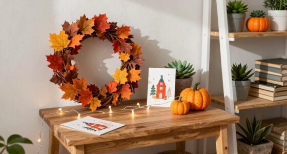 small space seasonal decorating
