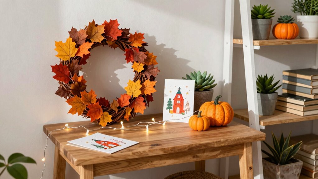 small space seasonal decorating